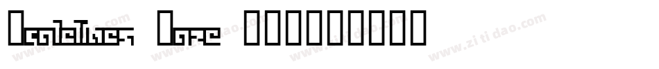Scalelines Maze BRK字体转换